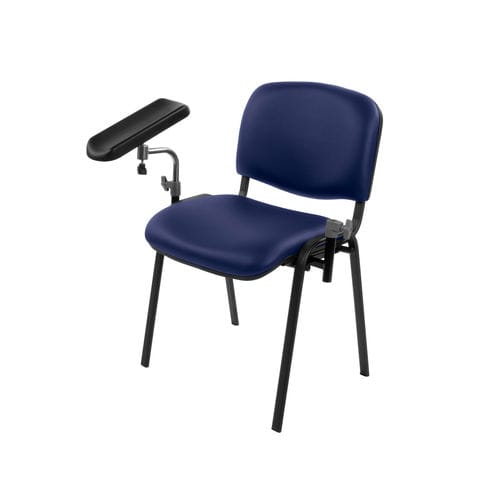 Sillón de reconocimiento de flebotomía - TS/PH/VVMA	 - Bristol Maid Hospital Metalcraft - manual / de 1 sección / azul