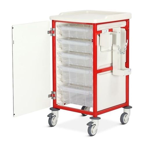 Carro de hospital - CTRESUSM1/10/3S2D/SS  - Bristol Maid Hospital Metalcraft - de emergencia / para cuidados intensivos / quirúrgico