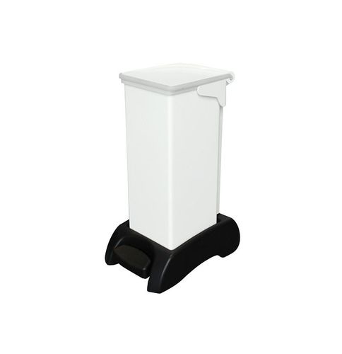 Papelera de plástico - 5FSH20WH - Bristol Maid Hospital Metalcraft - con pedal