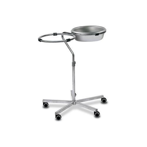 Portacuencos con dos recipientes - SBSA/2  - Bristol Maid Hospital Metalcraft - con ruedas / de acero inoxidable