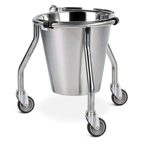 Portacuencos con ruedas - SBKSL/1 - Bristol Maid Hospital Metalcraft - de acero inoxidable