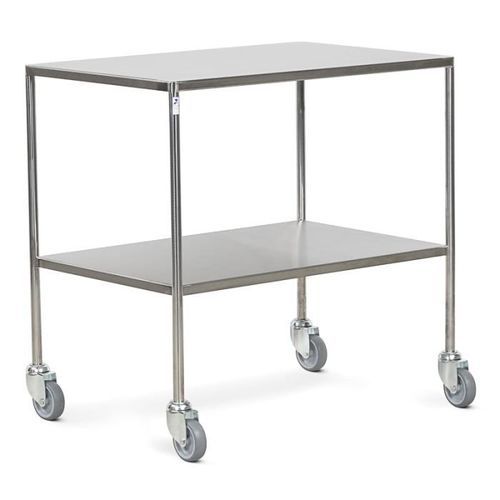 Carro de hospital - DTSF/66/2/SD - Bristol Maid Hospital Metalcraft - para instrumental / para transporte / de almacenamiento