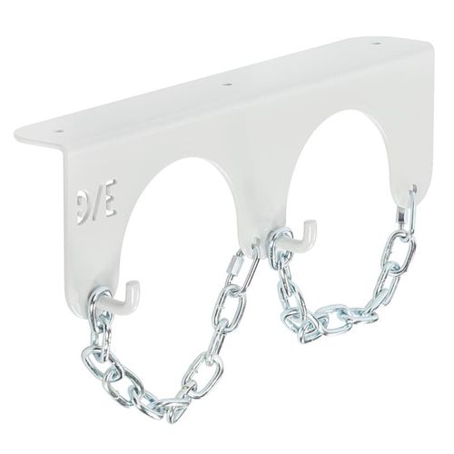 Soporte para botellas de oxígeno - CYB/DE2 - Bristol Maid Hospital Metalcraft - portacilindros de gas / de pared / de 2 cilindros