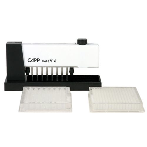 Lavadora de microplacas manual - W-8	 - Capp - para prueba ELISA