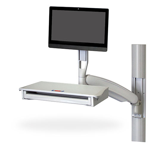 Brazo de soporte de pared - Fluid ULT - Capsa Healthcare - articulado / de altura regulable / para monitor