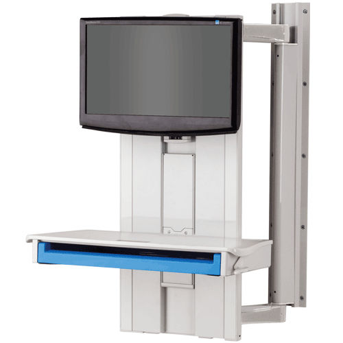 Brazo de soporte de altura regulable - Tandem - Capsa Healthcare - para monitor / médico / para cirugía