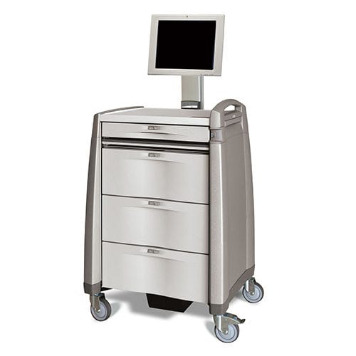 Carro informático médico - Avalo Series PCSi - Capsa Healthcare - para ordenador portátil / para tablet PC / de dispensación de medicamentos