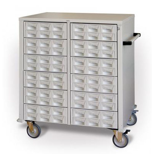 Carro médico - AC Series - Capsa Healthcare - de hospital / para medicamentos / de transferencia