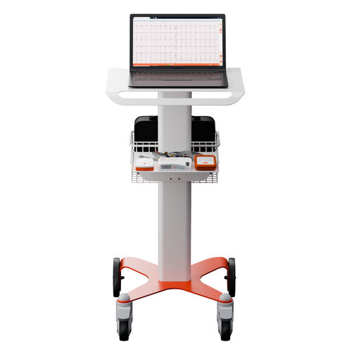 Carro informático con ECG - CardioConsolle - Cardioline
