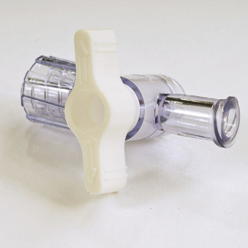 Conector para perfusión con grifo - 17-300 - CardioMed Supplies  - recto