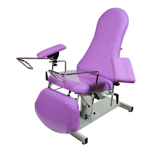Sillón para extracción de sangre hidráulico - LUVIA05T-GYNECO - CARINA  - 3 secciones / con reposabrazos
