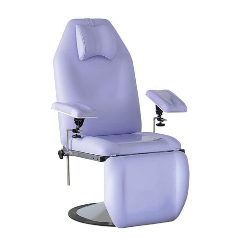 Sillón para extracción de sangre manual - 51277T - CARINA  - de 3 secciones / con reposapiernas / fijo