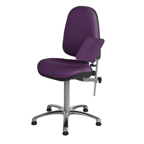 Sillón para extracción de sangre de 2 secciones - PRELIA - CARINA  - con ruedas / ergonómico / fijo