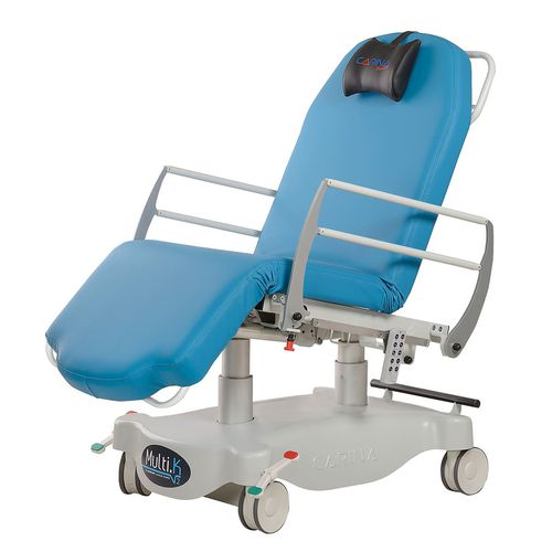 Sillón para tratamiento eléctrico - MULT-V2-700 - CARINA  - 3 secciones / con ruedas / Trendelenburg