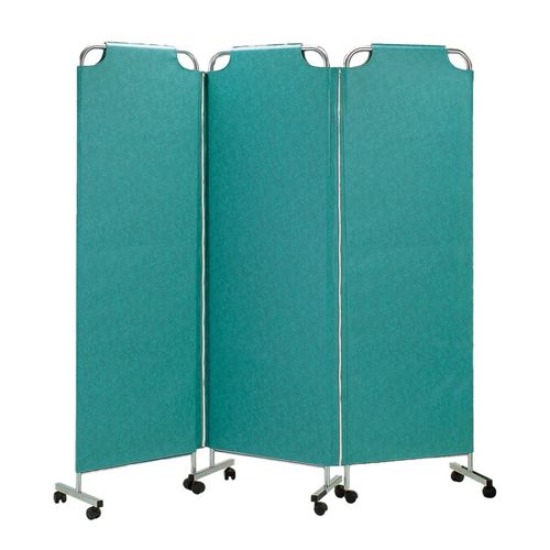 Biombo médico con ruedas - 118 04 - CARINA  - plegable / 4 paneles