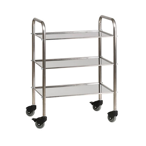 Carro médico - 8812767 - CARINA  - de uso general / de acero inoxidable / 3 bandejas