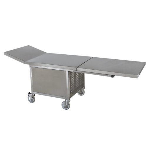 Mesa de presentación funeraria - CEATA20 - CEABIS - rectangular / refrigerada / de acero inoxidable