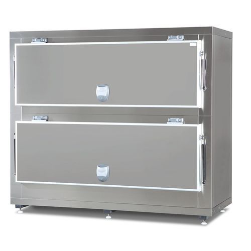 Cámara mortuoria frigorífica para camillas mortuorias - CEAC series - CEABIS - 2 cuerpos / de carga transversal
