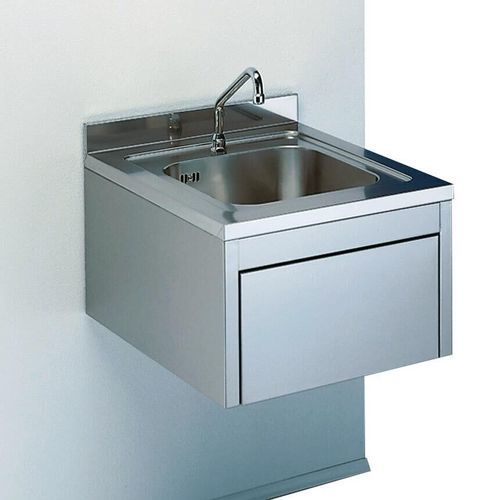 Fregadero para medicina forense - CEATA72 - CEABIS - 1 estación / de acero inoxidable / de pared