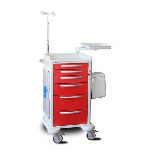 Carro de emergencia - Genius  - Centro Forniture Sanitarie   - médico / de hospital / para instrumental