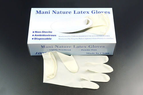 Guante de látex - Changzhou Medical Appliances General Factory - médico / sin polvo / S