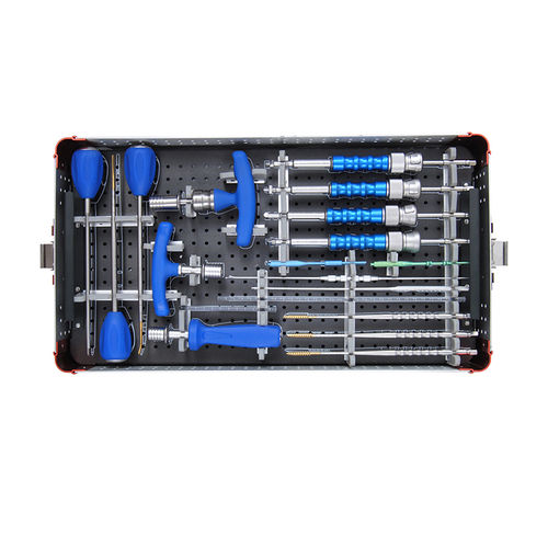 Kit de instrumentos para cirugía del raquis - Master 9 series - Waston medical