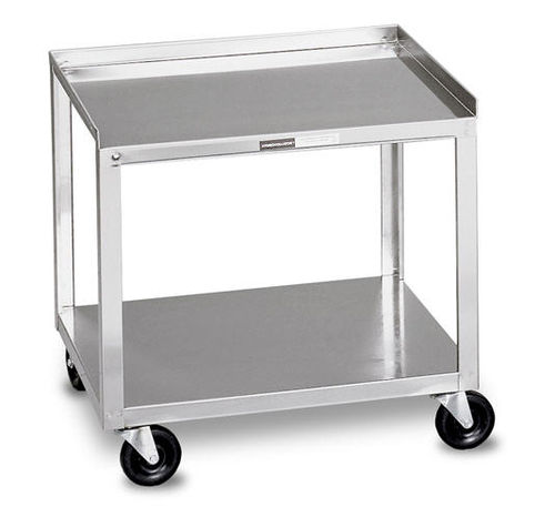 Carro para instrumental - MB - Chattanooga USA - para transporte / de acero inoxidable / 2 bandejas