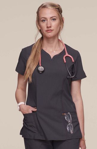 Túnica sanitaria para mujer - RIBBED  - Cherokee Uniforms - L / XL / M