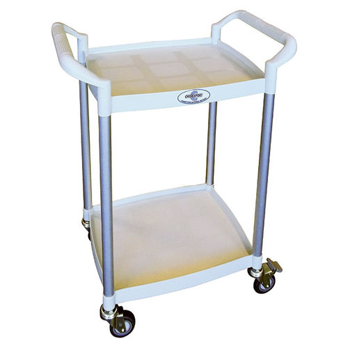 Carro médico - XM2520 - Chinesport - para instrumental / para transporte / 2 estantes
