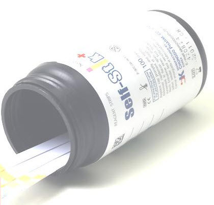 Tira de prueba multiparamétrica - Self-Stick+ - ChungDo Pharm. Co., Ltd. - para metabolitos urinarios / urinaria