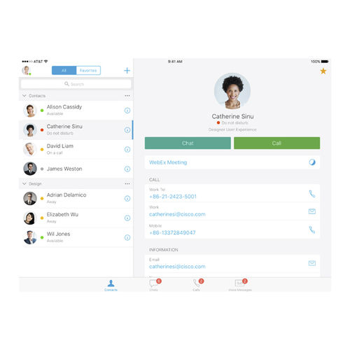 Aplicación para iOS de telecolaboración - Jabber® - Cisco Systems  - de intercambio / para comunicación / iOS