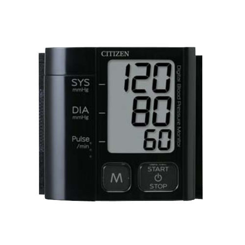 Tensiómetro electrónico automática - CH-657（BLACK) - Citizen Systems Japan  - oscilométrica / de muñeca / con manguito incorporado