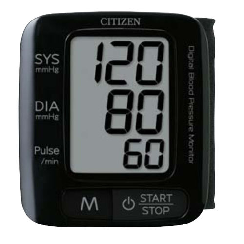 Tensiómetro electrónico automática - CH-650（BLACK） - Citizen Systems Japan  - oscilométrica / de muñeca / con manguito incorporado