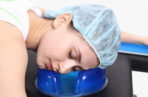 Cojín de posicionamiento de la cabeza - AP 01x series - Clearview Healthcare Products - para mesa de operaciones / de gel / forma anatómica