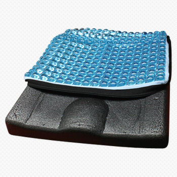 Cojín de asiento - EVA Q-GEL - Clearview Healthcare Products - para silla de ruedas / de espuma / de gel