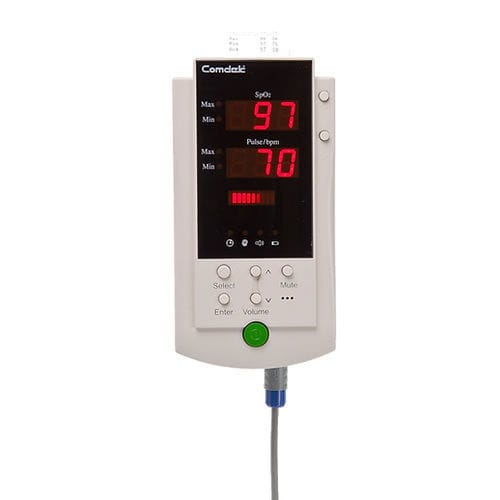 Pulsioxímetro portátil de mano - MD-630P - Comdek Industrial - compacto / para hospital / alimentado por batería