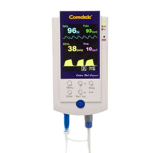 Pulsioxímetro portátil de mano - MD-667P - Comdek Industrial - para hospital / alimentado por batería / con sensor separado