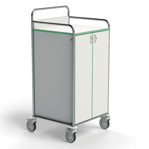 Carro para bolsas para ropa limpia - 251SP-DRH - Conf Industries - para ropa sucia / médico / con estante