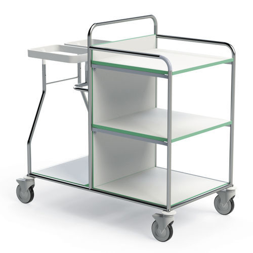 Carro para bolsas para ropa sucia - 251TX-LG.2L - Conf Industries - para ropa limpia / médico / 3 estantes