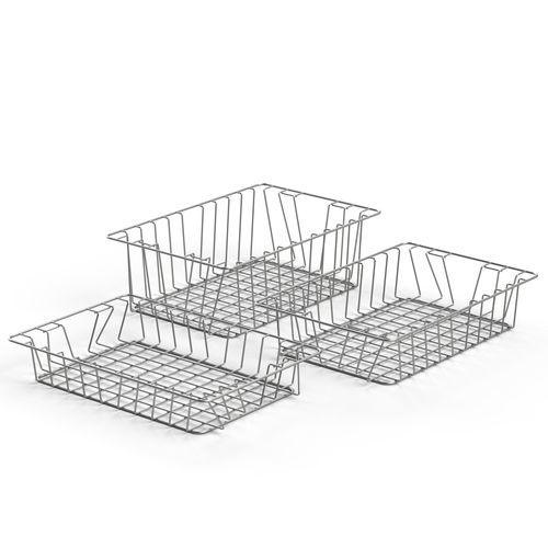 Canasta para almacenamiento - ISO6040 series - Conf Industries - de acero / enrejado / apilable