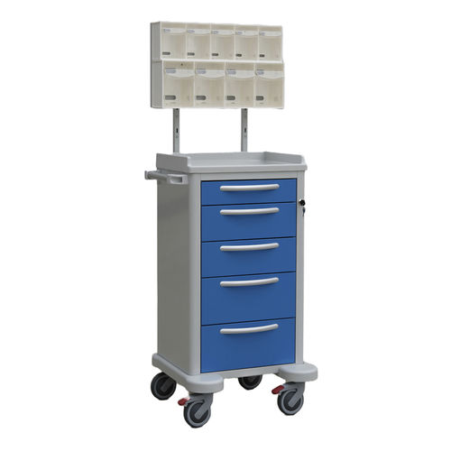 Carro de hospital - OMEGA - Conf Industries - de anestesia / de uso general / para consumibles