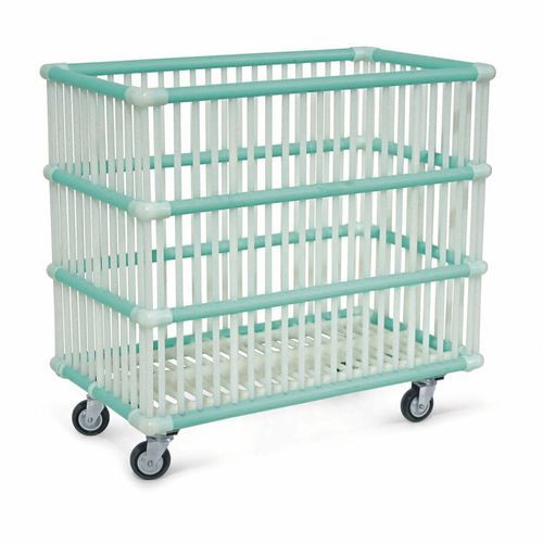 Carro para bolsas para ropa sucia - 55 - Conf Industries - médico / de transporte / de plástico