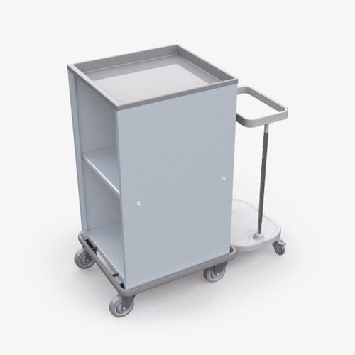 Carro para bolsas para ropa limpia - 251.1 - Conf Industries - para ropa sucia / médico / con estante