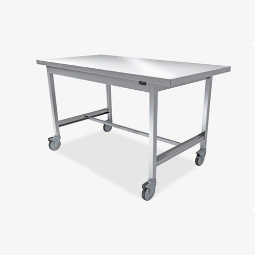 Mesa de trabajo - 191AXCR - Conf Industries - de acondicionamiento de instrumental médico / rectangular / con ruedas