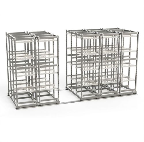 Estantería modular - GROUND-TRACK - Conf Industries - para cestas / para contenedores / móvil