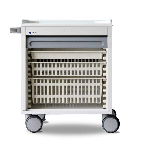 Carro médico - Space ISO-1B - Conf Industries - para medicamentos / de plástico / con bandejas
