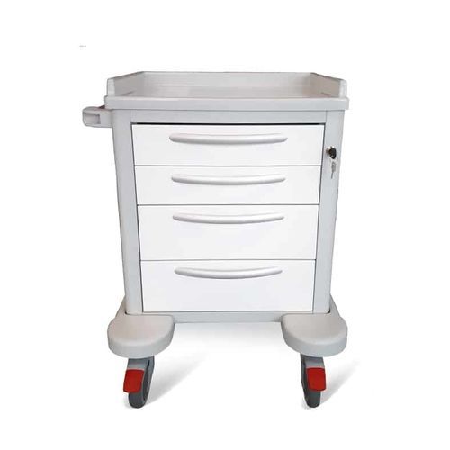 Carro médico - ALFA 01UB - Conf Industries - para cuidados / de metal / 4 cajones