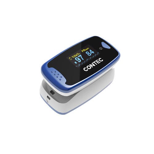 Pulsioxímetro de dedo - CMS50D2-1 - Contec Medical Systems - médico / para asistencia domiciliaria / alimentado por batería