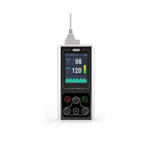 Pulsioxímetro portátil de mano - CMS60D1 - Contec Medical Systems - médico / alimentado por batería / con sensor separado