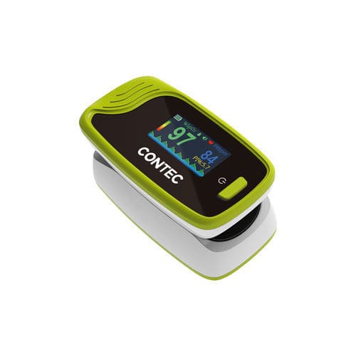 Pulsioxímetro de dedo - CMS50-Pro - Contec Medical Systems - médico / alimentado por batería / verde